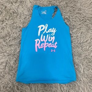 Under Armour Blue Heatgear Tank